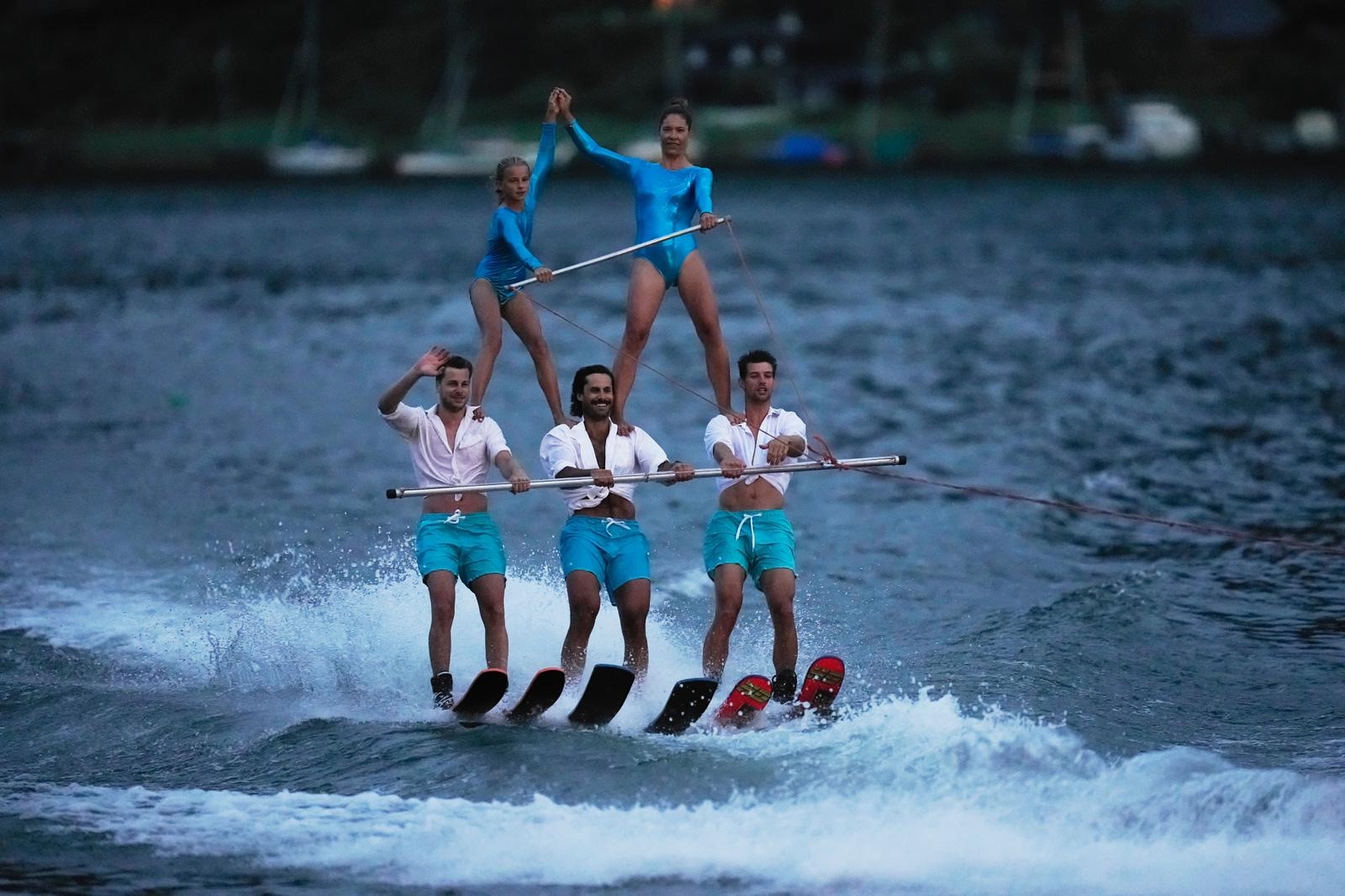 Night Water Ski Show – Ossiachersee Lake