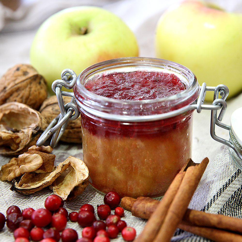 Herbstliche Apfelmarmelade