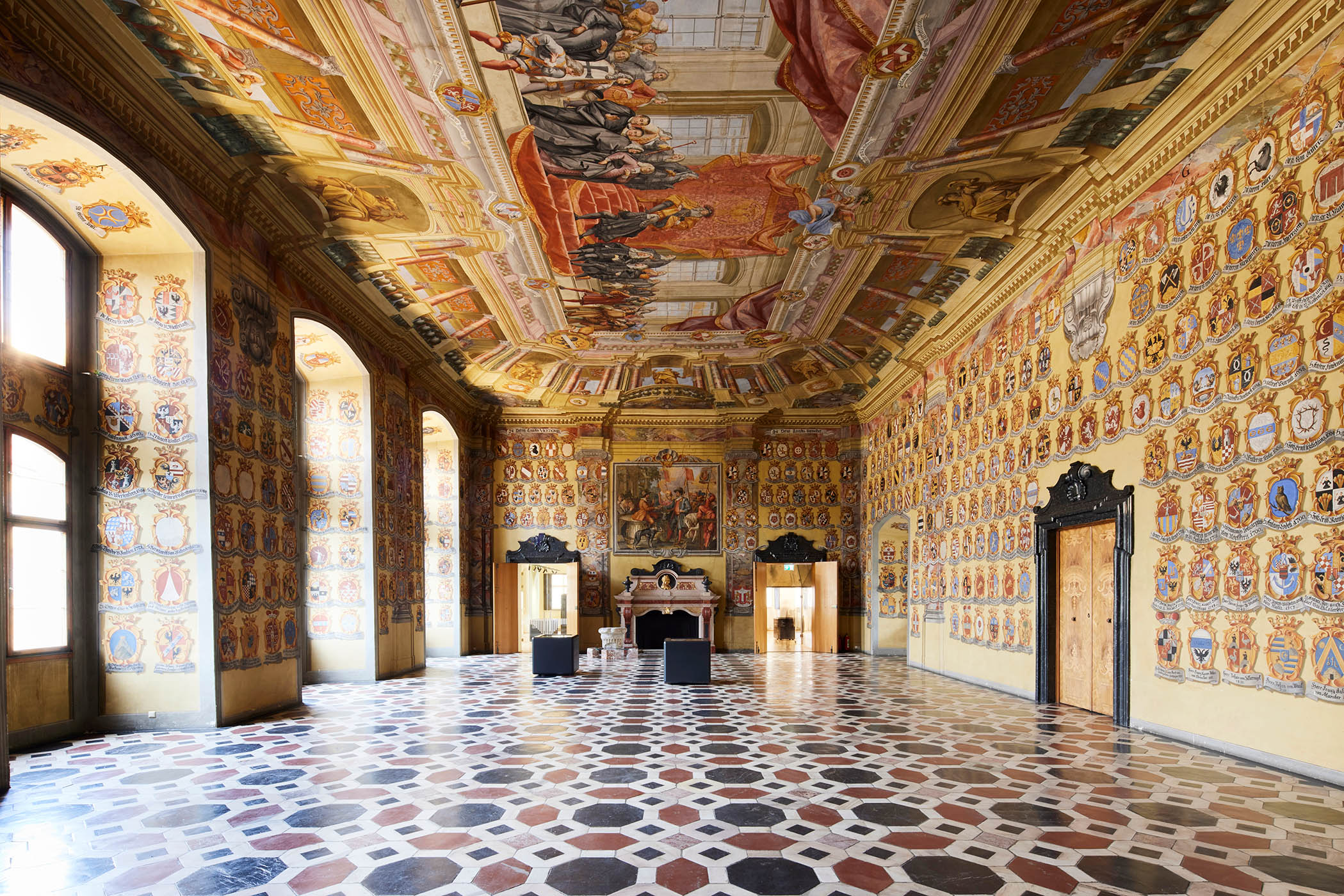 Coat-of-Arms Hall at the Klagenfurt Landhaus